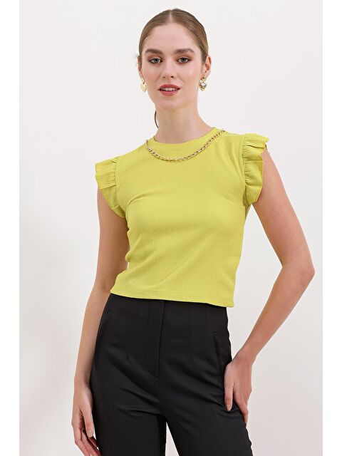 Bigdart 0430 Örme Bluz - A.Sarı - S000102363-20065