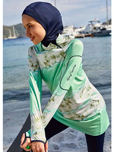 Mayovera Tasarım Mayo Swim Freely Tasarım Tesettür Mayo - S000253782-23173