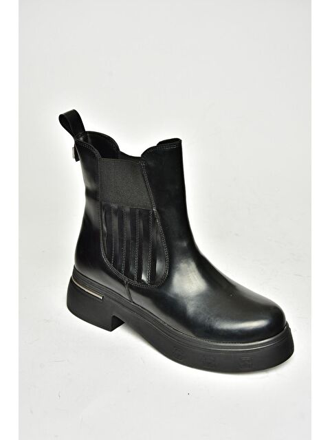 Fox Shoes T9963340 Siyah Kadın Bot - S000285942-19351