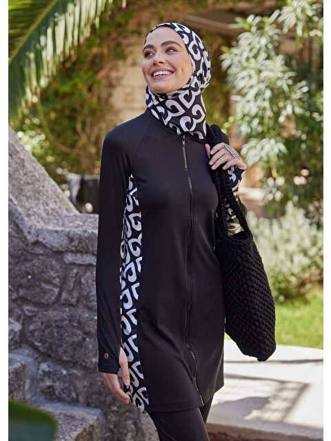 Mayovera Tasarım Mayo Bomber Stil - 03 Tek Üst Kapalı Mayo - S000253769-19351