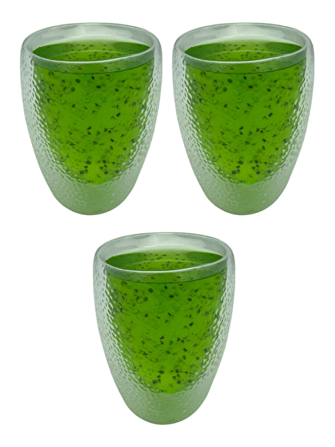 Kitchen Design Lab Çift Cidarlı 300 ml Cam Kupa Seti 3 Adet 2221 - S000429033-26865