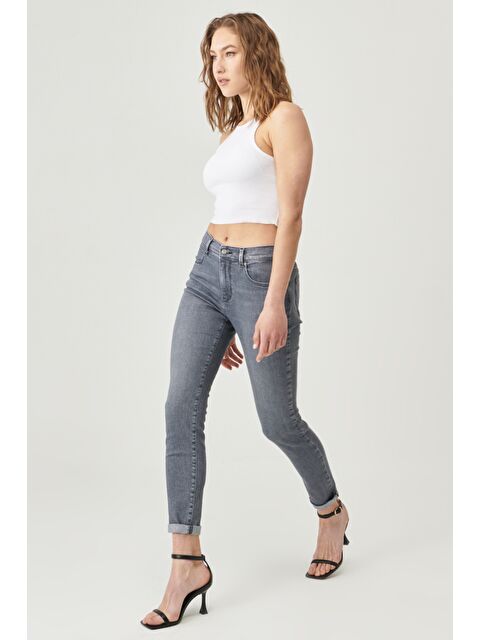 Wrangler High Rise Skinny Fit Denim Esnek Yüksek Bel Jean Jean Pantolon - S000470635-29351