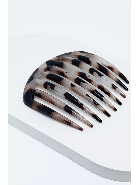 New Obsessions Kaplumbağa Sırtı Elips Tarak Topuz Tokası - S000530271-20063