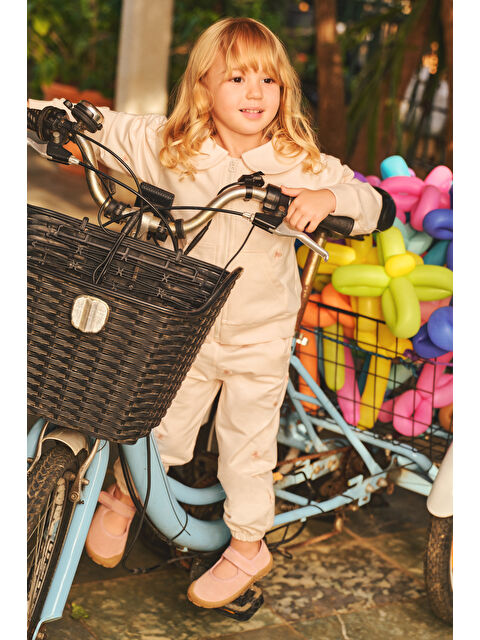 Panço Kız Bebek 2'li Pudra Eşofman Takımı - S000531744-7152