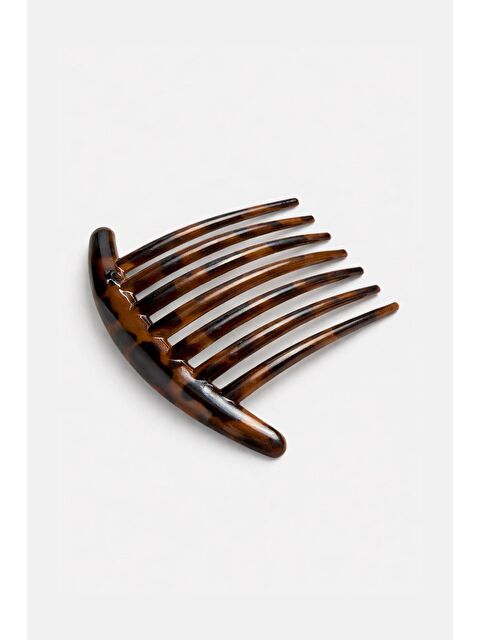 New Obsessions Kaplumbağa Sırtı Ay Tarak Topuz Tokası - S000530274-18645