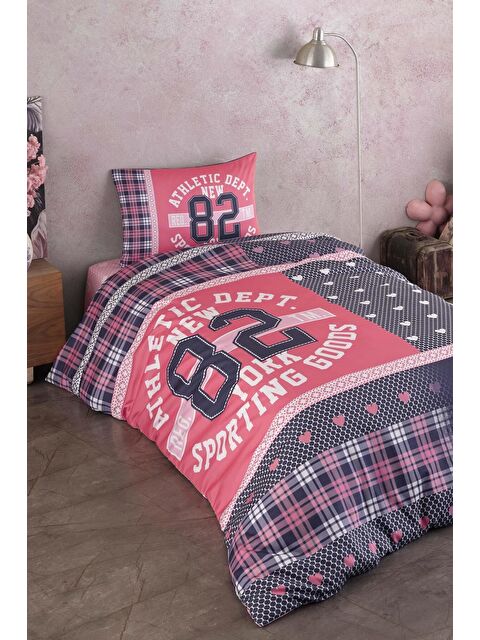 Varol %100 Pamuk Saten Genç Nevresim Takımı - New York - S000383096-23173