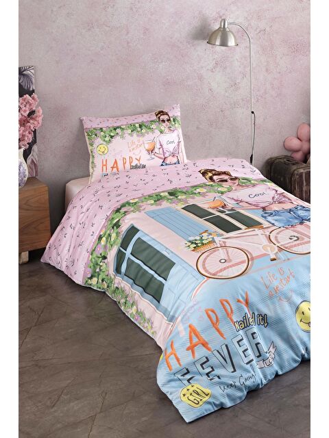 Varol %100 Pamuk Saten Genç Nevresim Takımı - Cool - S000383097-23173