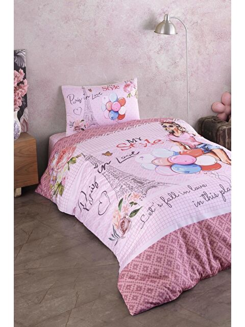 Varol %100 Pamuk Saten Genç Nevresim Takımı - My Style Mystyle - S000383098-23173