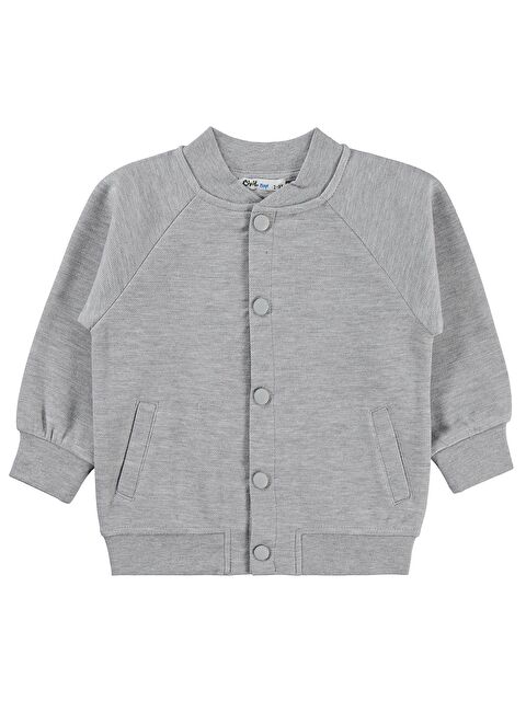 Civil Boys Pike 2-5 Yaş Hırka - Gri