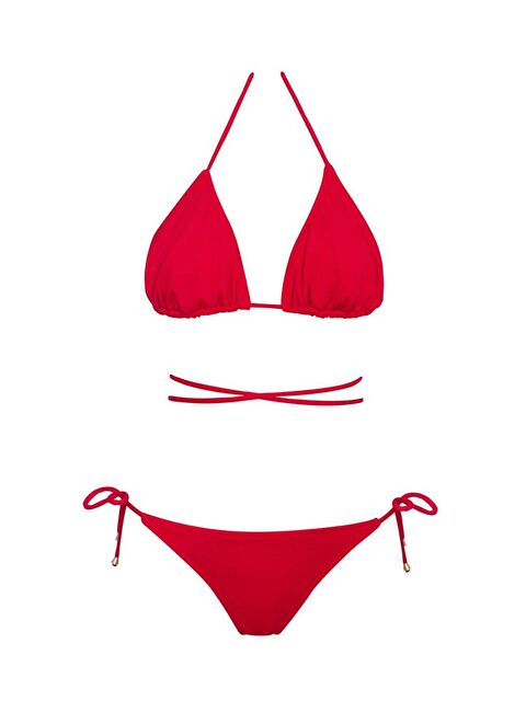 Sailor Moda Brezilya Üçgen İpli Bikini Takım Slr 400 - S000155652-20045
