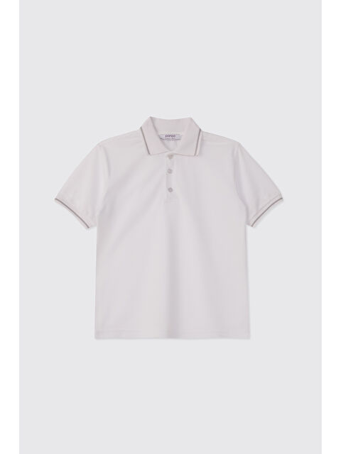 Panço Erkek Çocuk Beyaz Tişört - S000531745-20063