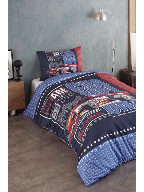 Varol %100 Pamuk Saten Genç Nevresim Takımı - Race - S000383106-23173