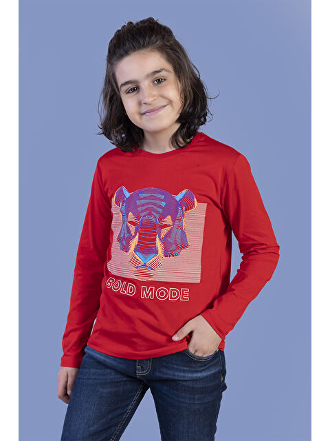 Toontoykids Erkek Çocuk Kabartma Baskılı Tişört - S000417901-20045