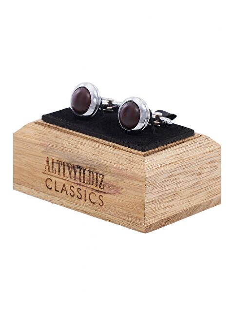 Altınyıldız Classics Erkek Kahverengi Kol Düğmesi - S000416404-19413
