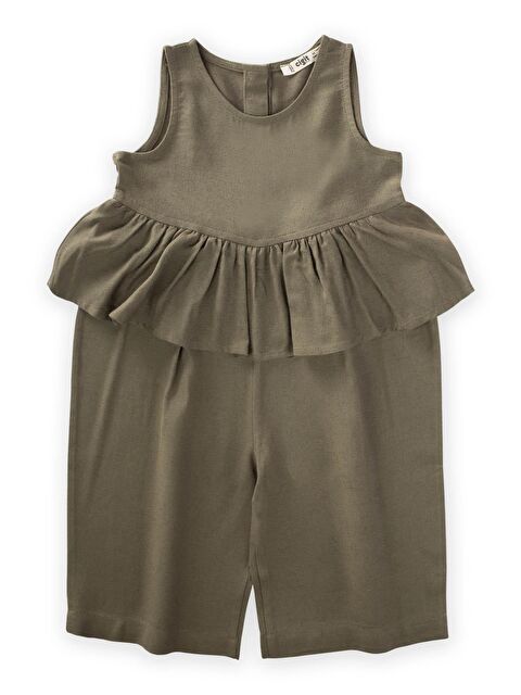 CİGİT Kız Çocuk Keten Tulum - S000256494-18547