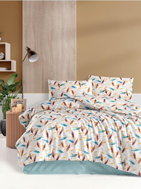 Mulberry Melisa Tek Kişilik Nevresim Takımı Çarşafı Lastikli 160x220