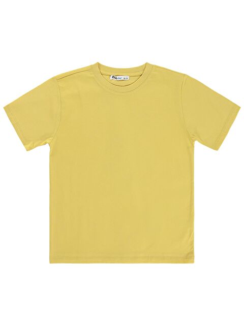 Civil Boys Basic 6-9 Yaş Tişört - Sarı