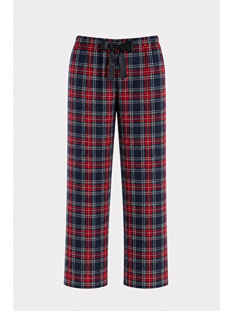 Formo Kadın Desenli Viskon Düz Paça Pijama Altı