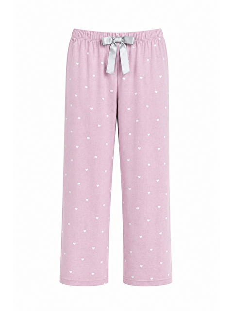 Formo Kadın Desenli Viskon Düz Paça Pijama Altı