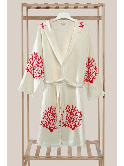 Mulberry Müslin Organik Bornoz %100 Pamuk