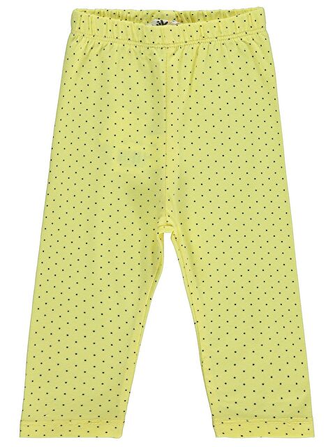 Civil Baby Küçük Boy Puan Empirme 6-18 Ay Tayt - Sarı