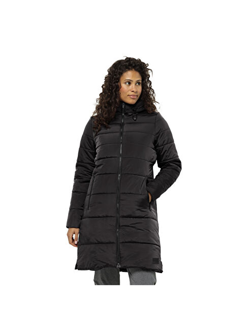 Jack Wolfskin Eisbach Coat Kadın Gri Outdoor Ceketi - S000520675-19351