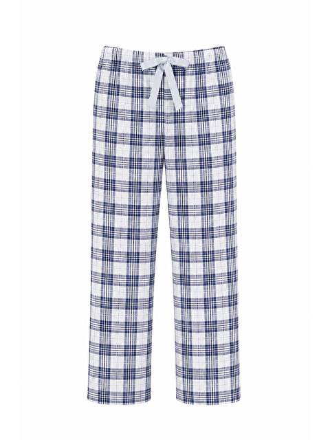 Formo Kadın Desenli Viskon Düz Paça Pijama Altı