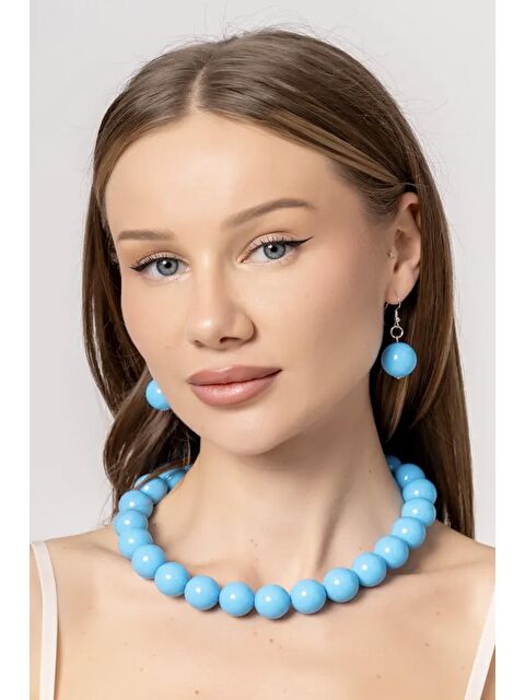 New Obsessions 20mm Büyük Boncuklu Küpe - S000426476-20055