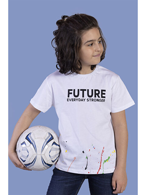 Toontoykids Erkek Çocuk Püskürtme Baskılı Tişört - S000417907-20063