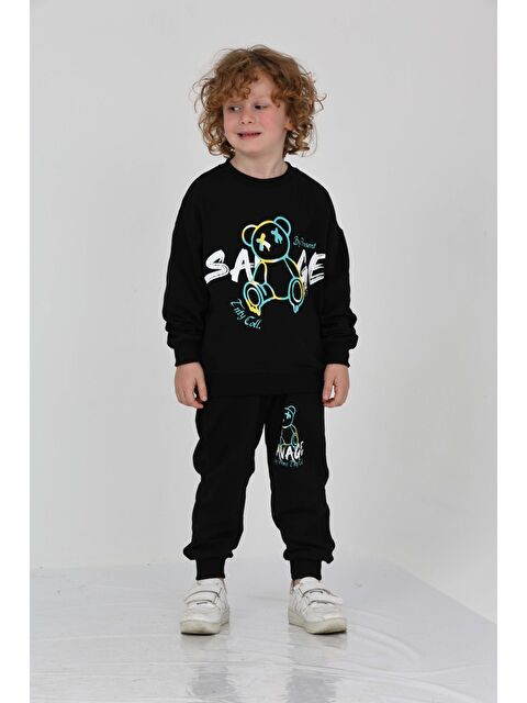 Toontoykids Erkek Çocuk Savage Baskılı Eşofman Takım - S000414149-19351