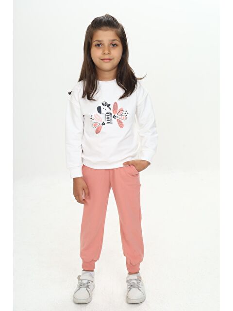 Toontoykids Kız Çocuk Zürafa Baskılı Eşofman Takım - S000414150-19963