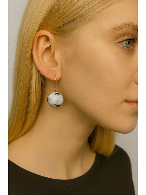 New Obsessions 20mm Büyük Boncuklu Küpe - S000426476-20600