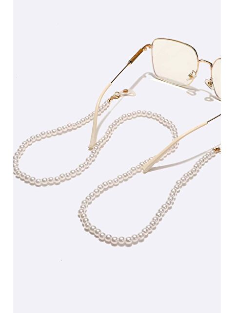 New Obsessions İnci Boncuklu Gözlük Askı Zinciri - S000166179-37227