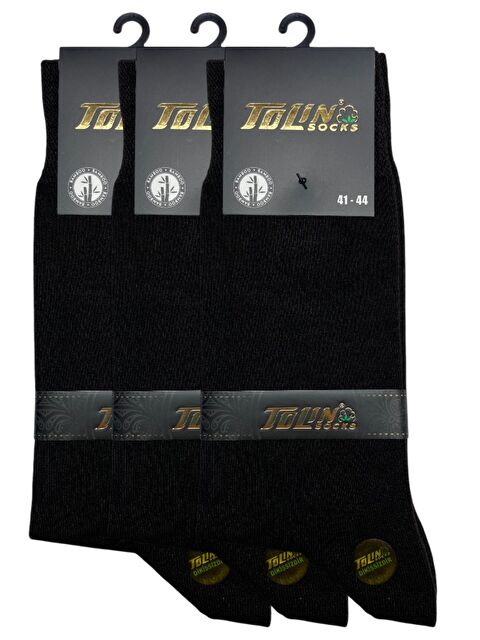 Tolin Erkek 3 lü Kahverengi Bambu Kışlık Soket Dikişsiz Çorap Seti 14600 - S000319914-19413