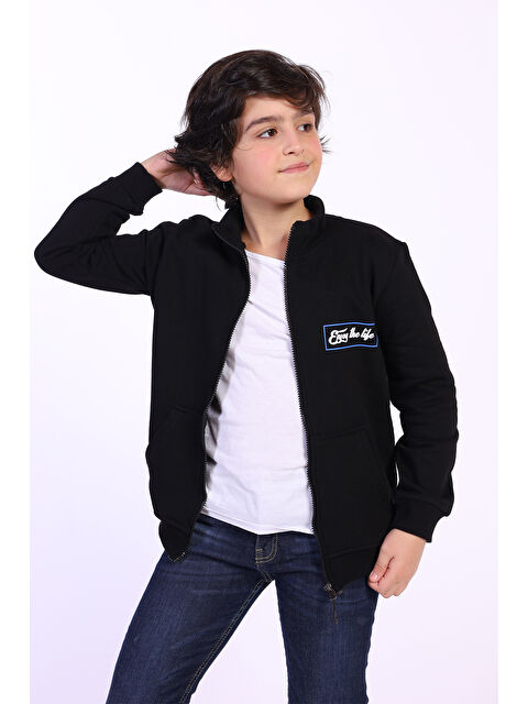 Toontoykids Erkek Çocuk Kabartma Baskılı Hırka