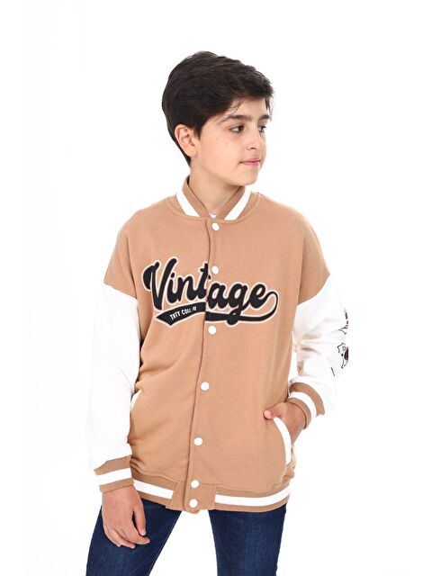 Toontoykids Erkek Çocuk Baskılı Kolej Hırka - S000374995-19413