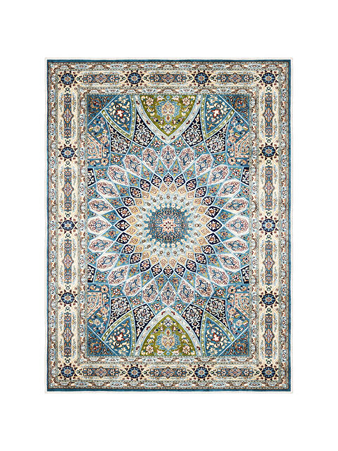 Homefesto Dekoratif Özel Tasarım Yıkanabilir İnce Kaymaz Tabanlı Modern Halı KECE FR04 - S000354838-17234