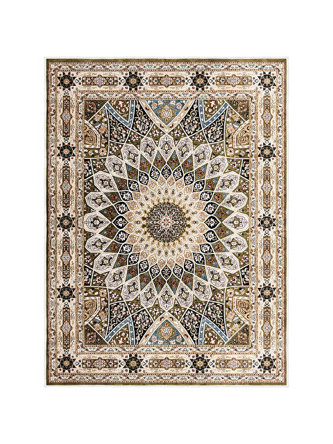 Homefesto Dekoratif Özel Tasarım Yıkanabilir İnce Kaymaz Tabanlı Modern Halı KECE FR05 - S000354843-19413