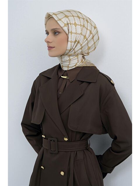 ARMİNE Saf İpek Twill Eşarp 9530D 06 - S000505008-4280