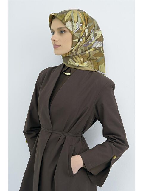 ARMİNE Saf İpek Twill Eşarp 9500D 50