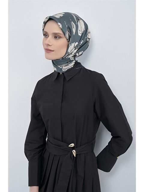 ARMİNE Saf İpek Twill Eşarp 9536D 42 - S000501842-20019