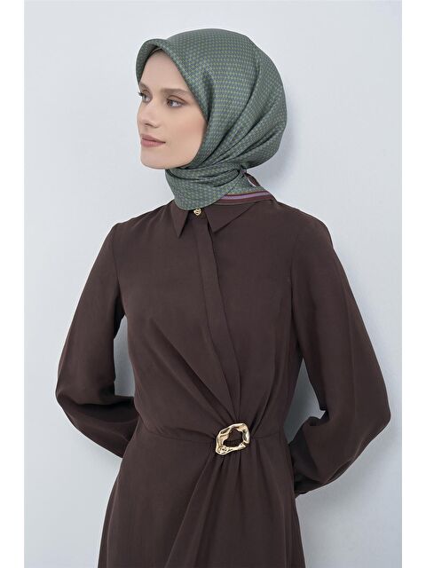 ARMİNE Saf İpek Twill Eşarp 9528D 55 - S000505010-18194