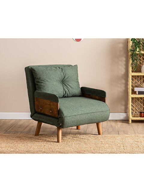 Pafu Cosmo Tekli Katlanır Yataklı Koltuk - Keten Haki