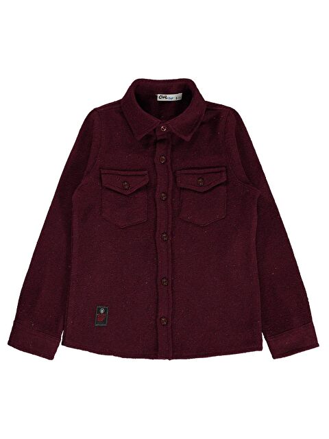 Civil Boys Çift Cep Basic 6-9 Yaş Gömlek - Bordo 6-7 Yaş - S000496920-19951