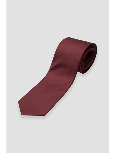 ABBATE Kravat 8 Cm Mikrofiber Polyester Kırmızı Erkek Düz Kravat - S000451185-20045