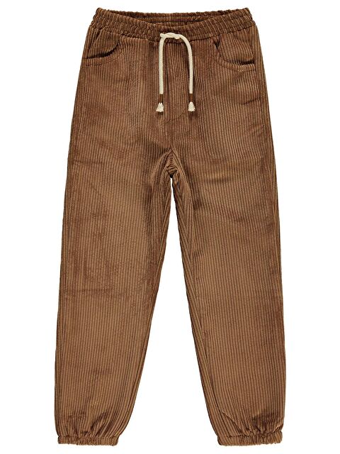 Civil Boys Beli Lastikli 6-9 Yaş Pantolon - Kahve 8-9 Yaş - S000496925-19413