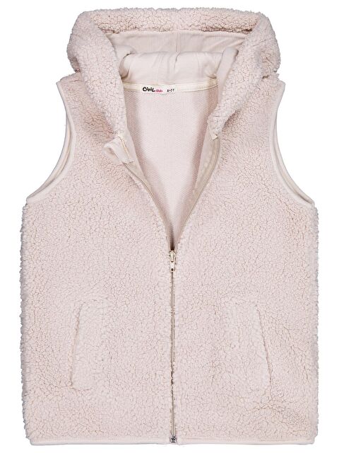 Civil Girls Düz 6-9 Yaş Yelek - Bej 7-8 Yaş - S000502735-25636