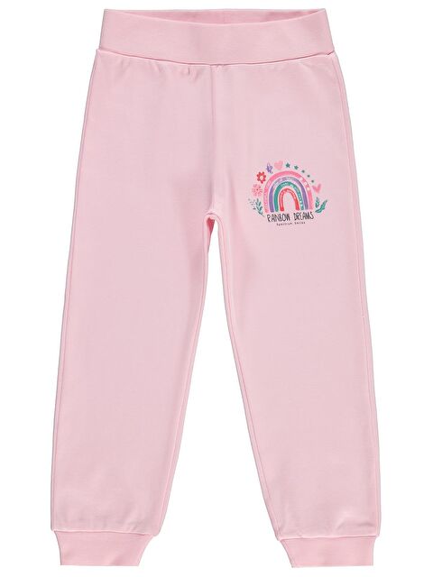 Civil Girls Rainbow Baskılı 2-5 Yaş Eşofman Altı - Pembe 5-6 Yaş - S000496926-20024