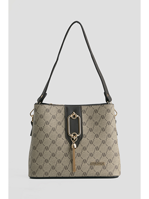 ARMİNE Noktalı Çanta Vizon