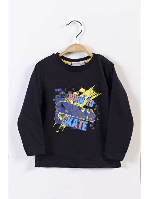 Toontoykids Erkek Çocuk Kaykay Baskılı Tişört - S000417906-19351